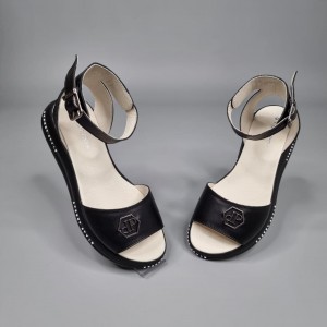 Жіночі босоніжки Прада Блек 