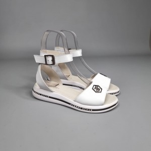 Жіночі босоніжки Прада Вайт Жіночі босоніжки Прада Вайт