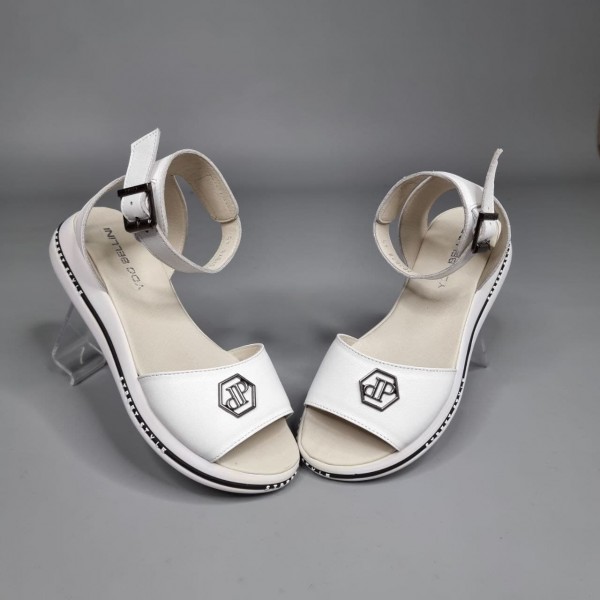 Жіночі босоніжки Прада Вайт Жіночі босоніжки Прада Вайт