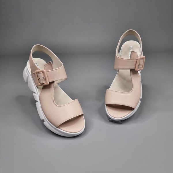 Жіночі босоніжки Айрис Пудра 