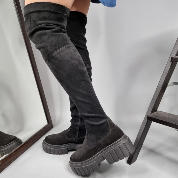 Жіночі ботфорти Джетта Блек